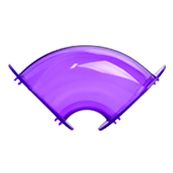 4 Piezas Tubulares de Encaje